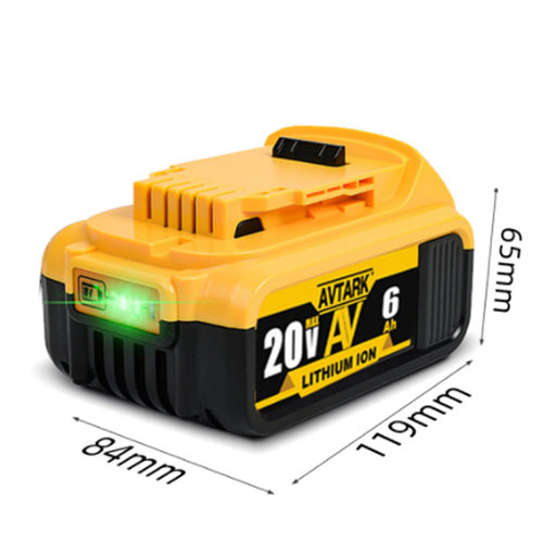 替换DeWalt工具电池锂电池18V 20V德伟MAX XR DCB205 DCB200电池
