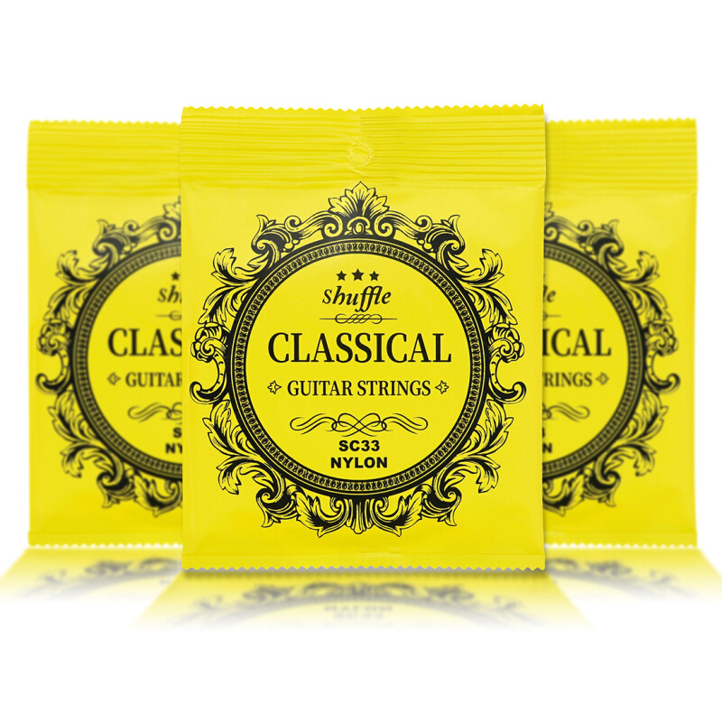 Shuffle古典吉他弦SC33木吉他琴弦铜合金尼龙弦吉他1-6根套弦批发