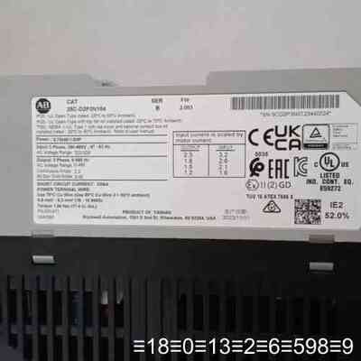 AB变频器 PowerFlex 527 25C-D2P3N1议价