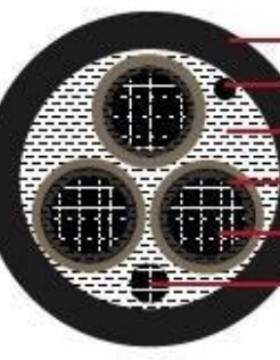 现货THHN/THWN 600V TC类电力缆电力和控制托盘电缆防潮耐日光PVC