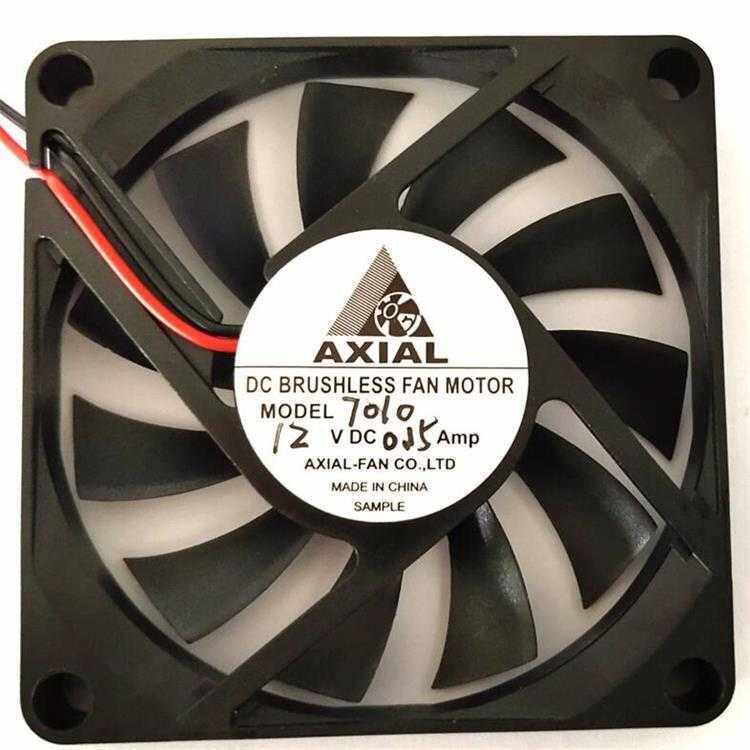 Axial 双滚珠长寿命7010直流DC12V 24V 70X70X10mm工业轴流风扇
