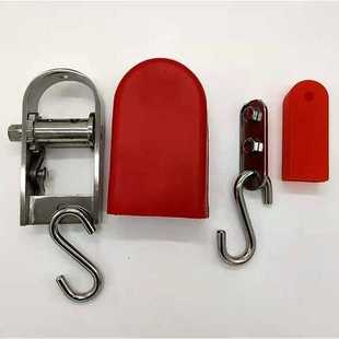 泳池泳道线收紧器配件预埋件加重收紧器挂钩钢丝绳固定器膨胀吊环