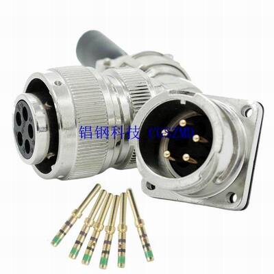 军规圆形连接器,VG95234 反卡扣式 3108 18-11P/S 冷压接线式