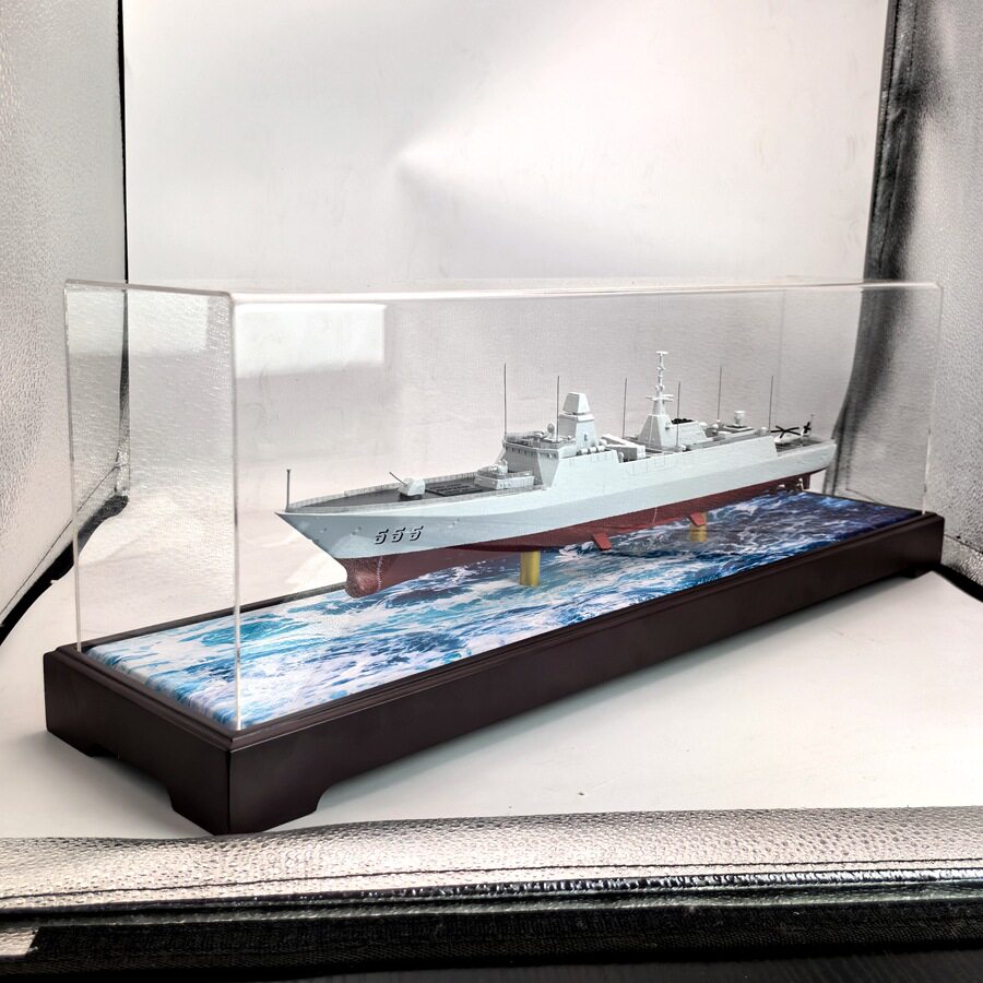 真054B护卫舰模型 545漯河舰555钦州舰 成品摆件舰艇模型
