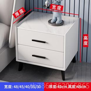 实木床柜简现代202约4年新款 正品 家用卧室租出头房小户型岩板收纳