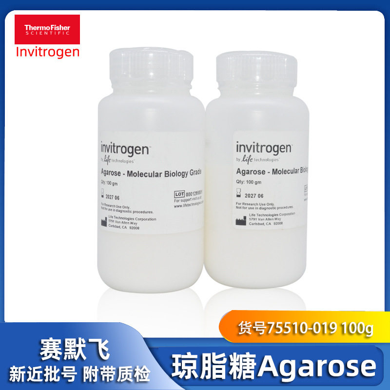 Invitrogen 琼脂糖 Agarose 100g 质检电泳实验专用 货号75510019,鲜花速递/花卉仿真/绿植园艺,其它园艺用品,淘宝优惠券,粉丝福利购,淘宝优惠卷