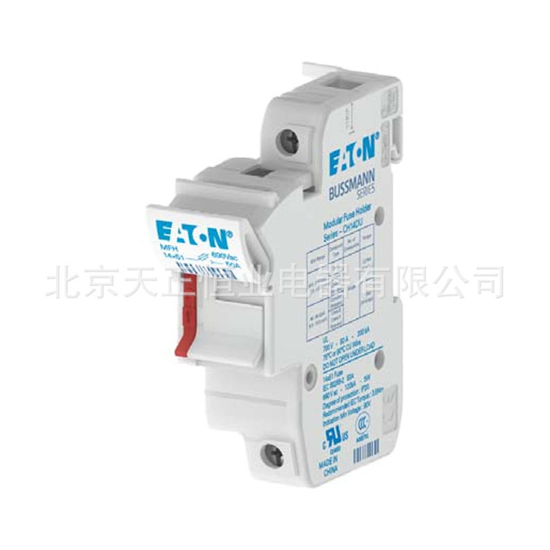 BUSSMANN熔断器底座CH221B/CH221DMSU-F/CH222B/CH223B保险丝底座