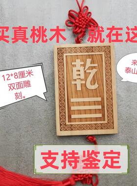 桃木宫位木质巽卦干位坤字艮兑震离坎东南西北房屋缺角挂制补角牌