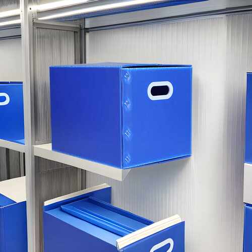PP塑料中空板纸箱加厚加硬周转箱多规格可折叠箱搬家箱收纳