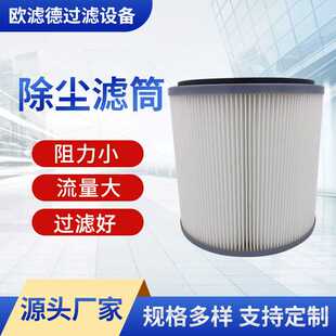 供应六耳快拆除尘滤芯替代三耳工业喷砂机粉末除尘滤筒