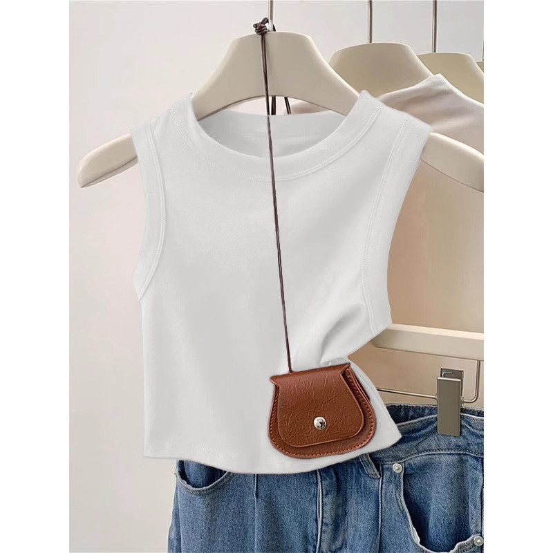 吊带小背心女外穿2026夏季新款宽肩带绝美内搭打底白色上衣