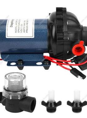 直流12V大流量20LPM高压70psi隔膜水泵自吸式增压清洗喷雾水泵