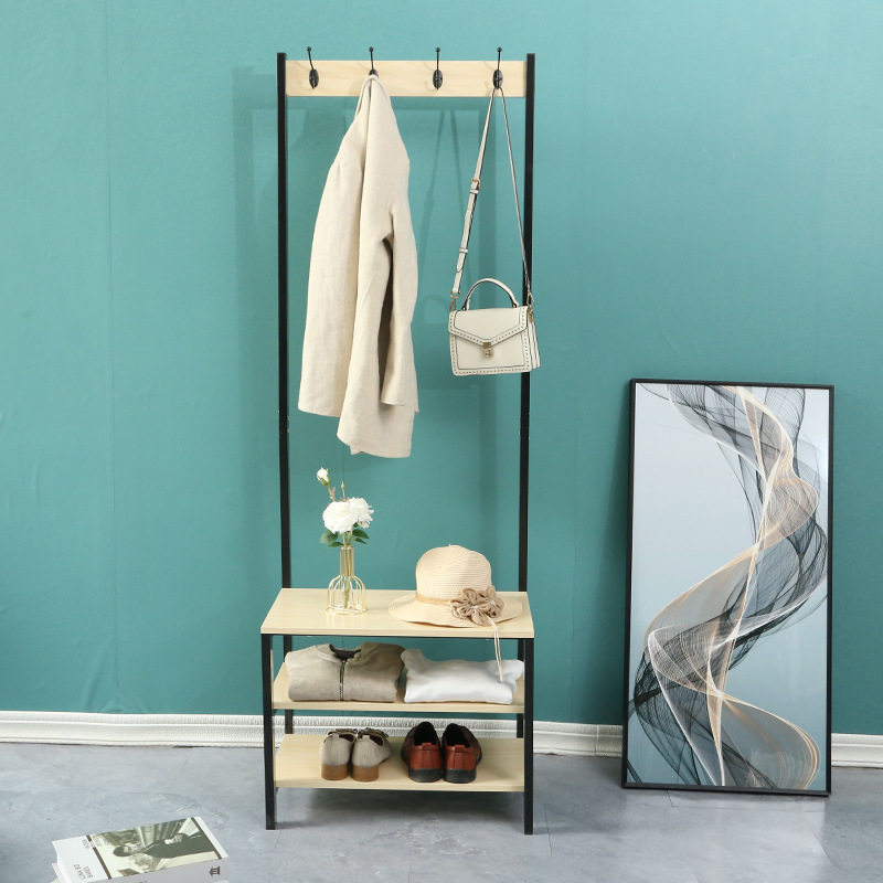 三层鞋架落地4勾衣帽架 卧室客厅挂衣架铁质小清新挂衣架厂家直销,鲜花速递/花卉仿真/绿植园艺,其它园艺用品,淘宝优惠券,粉丝福利购,淘宝优惠卷