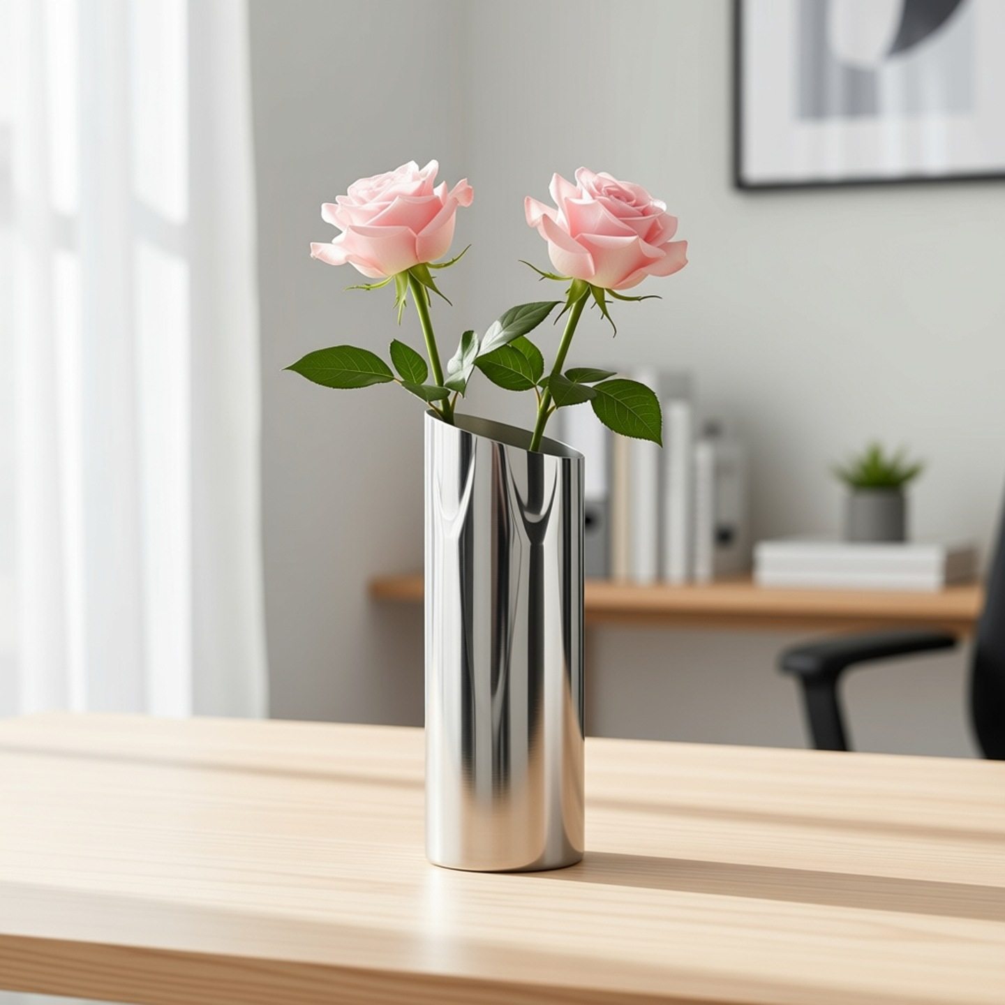 304不锈钢花瓶银色圆柱形斜口金属桌面插花小摆件养花水培植物瓶,橡塑材料及制品,其他塑料制品,淘宝优惠券,粉丝福利购,淘宝优惠卷