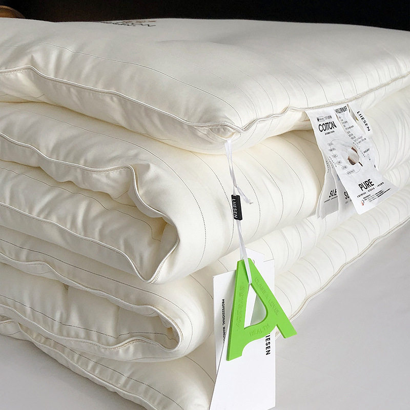 高端A类净棉棉花被芯轻奢线条保暖冬被单双人加厚春秋被子空调被,橡塑材料及制品,其他塑料制品,淘宝优惠券,粉丝福利购,淘宝优惠卷