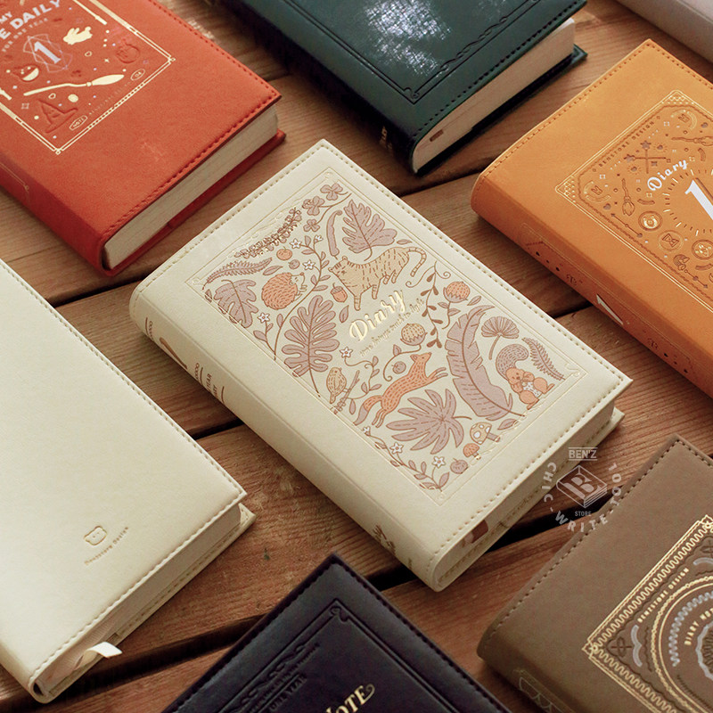 一年事典 2024每日一页加厚手账本自填日期日计划 全年B6皮质时间,文具电教/文化用品/商务用品,手帐/日程本/计划本,淘宝优惠券,粉丝福利购,淘宝优惠卷