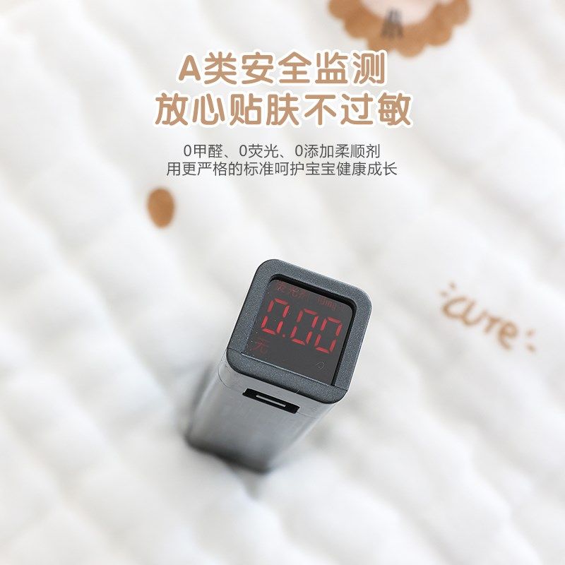 婴儿平枕新生儿i童纱布云片枕垫0-12个月防吐奶透气吸汗枕头枕垫