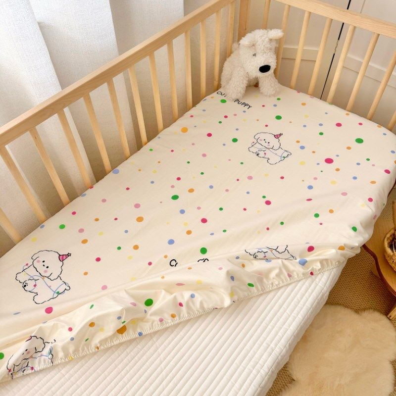 2025新款A类婴儿纯棉床单w床笠宝宝全棉床罩拼接床床套儿童床垫套,婴童用品,床单,淘宝优惠券,粉丝福利购,淘宝优惠卷