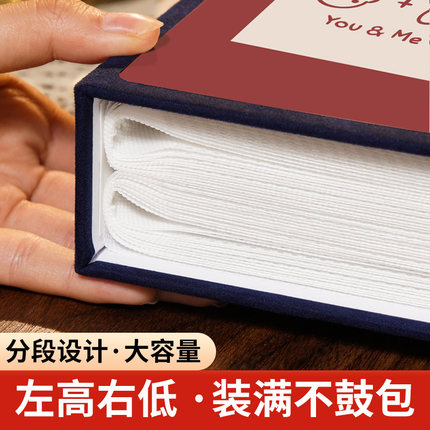 情侣小相册本纪念册5寸6寸7四五六大容量照片插单T页收纳影集3寸4