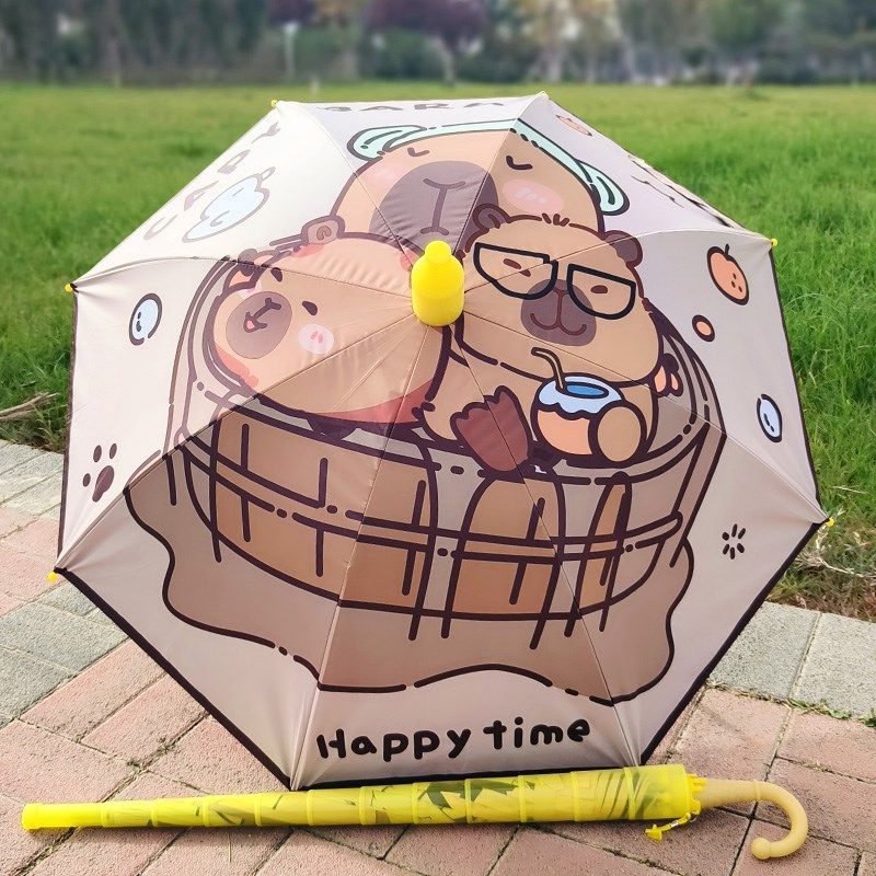 卡皮巴拉儿d童雨伞小学生宝宝幼儿园晴雨两用自动耐用小孩上学雨,婴童用品,儿童雨伞/防晒伞,淘宝优惠券,粉丝福利购,淘宝优惠卷
