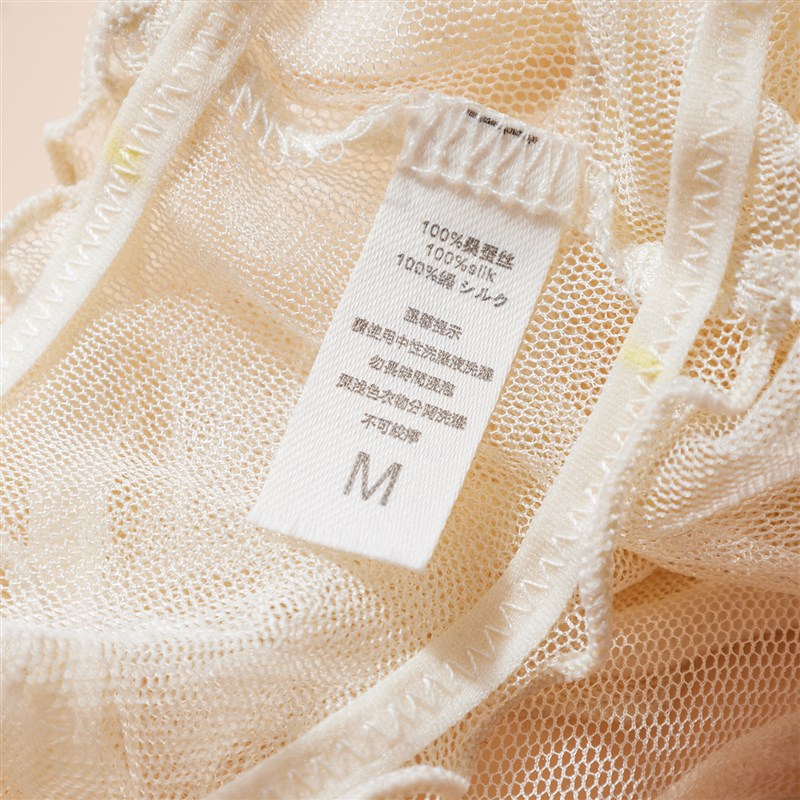 100%真丝高端薄款桑蚕丝网纱丝袜内裤女式M日系三角裤超薄纯欲夏