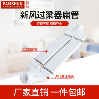 沐杰新风过梁器管道过梁器扁管过梁免打孔通风新Q风过梁器扁管110