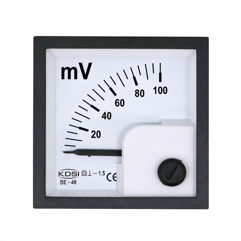 KDSI/康的斯指针式电压测量仪BE-48 DC100mV配电柜用电压表