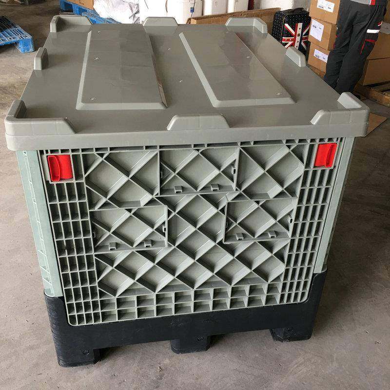 厂家供应1210大型折叠卡板箱塑料液体箱式托盘一体箱塑料周转箱,包装,塑料托盘,淘宝优惠券,粉丝福利购,淘宝优惠卷