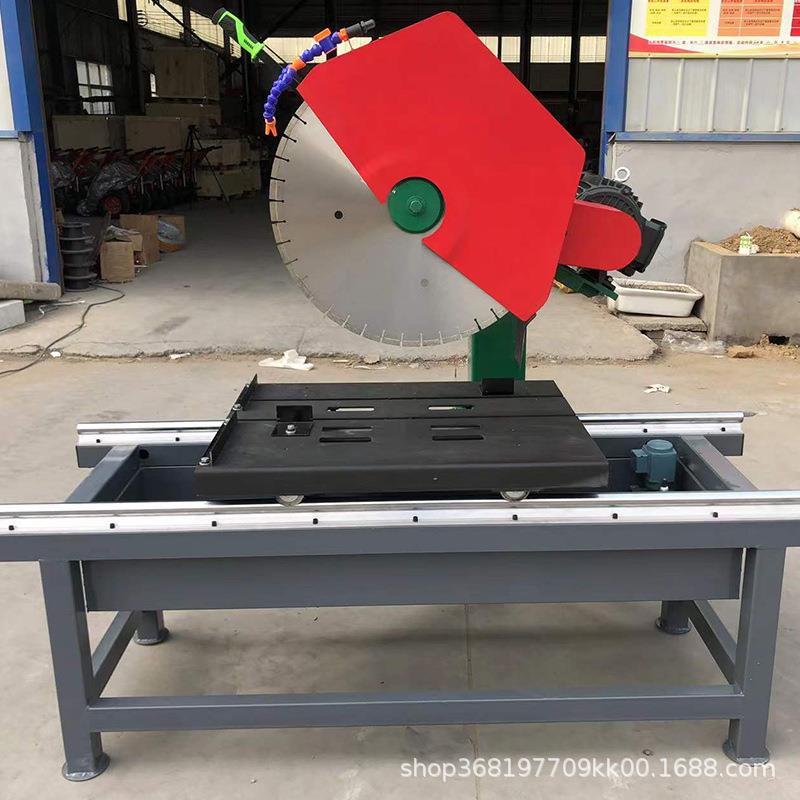 花岗岩耐火砖DGQ800型石材切割机带水循环大理石切割机切砖机