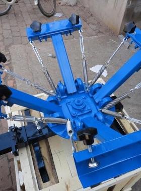 CS401四色单工位印花机手动丝网印刷机T恤印花机丝网印高效