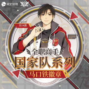 全职高手 国家队系列徽章吧唧周边盲盒