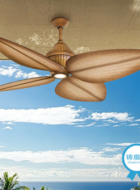 Phoebe 菲碧吊扇 家用吊扇 时尚经典四叶带灯 现代家居特色餐厅