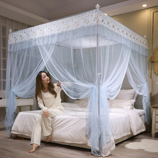 CBA新款 防尘落地宫廷蚊帐加密蚊帐夏天家用双人防尘蚊帐