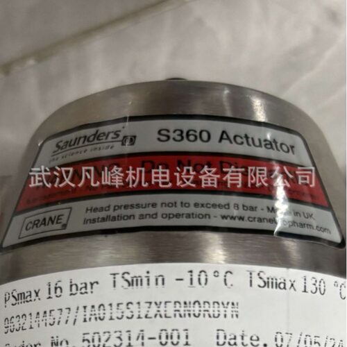 供应德国 Saunders 隔膜阀等全系列型号IA015S1ZXERNPRBYN