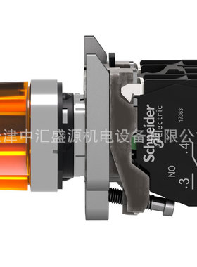 XB4BK125G5带灯选择开关120V开关ZB4BW0G55+ZB4BK1253橙色开关