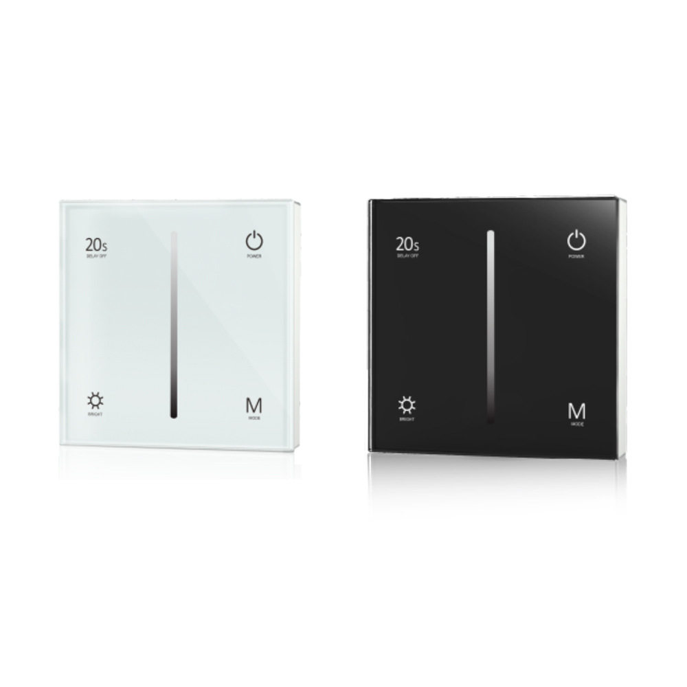 S1-T 220V200W 110V 100W 拨码前后切86型钢化触摸 可控硅调光器