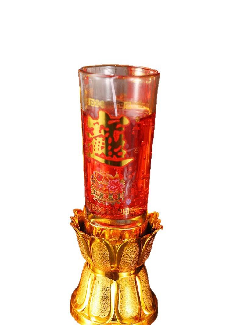 长明灯红色酥油过年拜神供佛蜡片