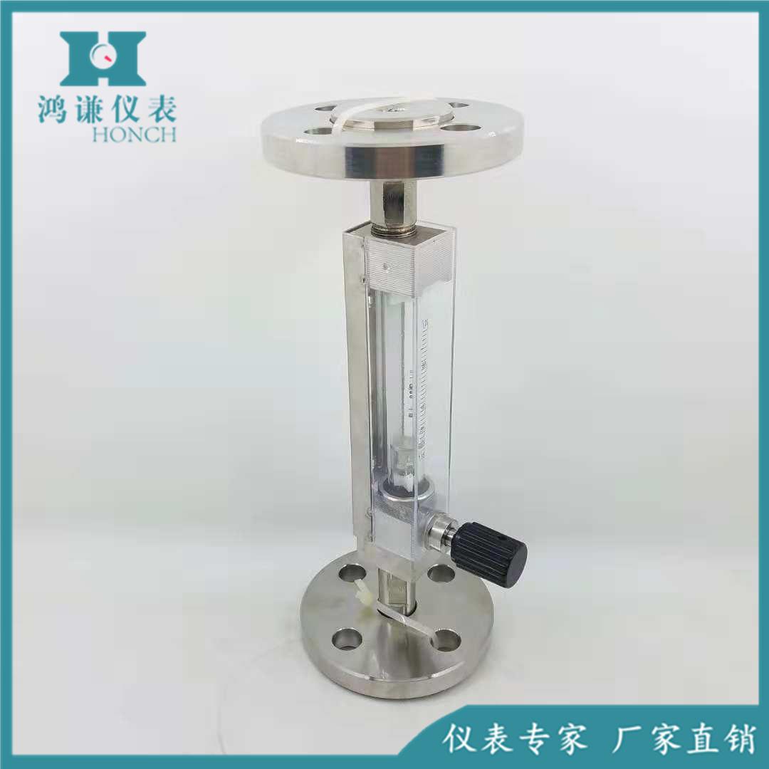 DK800垂直安装法兰连接底进上出玻璃转子流量计仪表