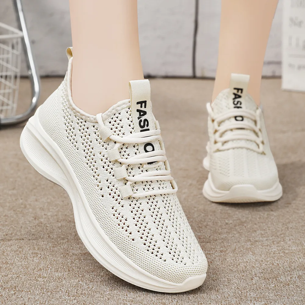 鞋子女夏季飞织透气休闲鞋时尚潮流单鞋女鞋,女鞋,时尚芭蕾鞋,淘宝优惠券,粉丝福利购,淘宝优惠卷