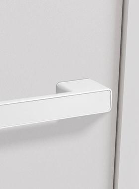 凌德静音磁吸门锁室内卧室房门意式极简木门锁家用房间一字门把手