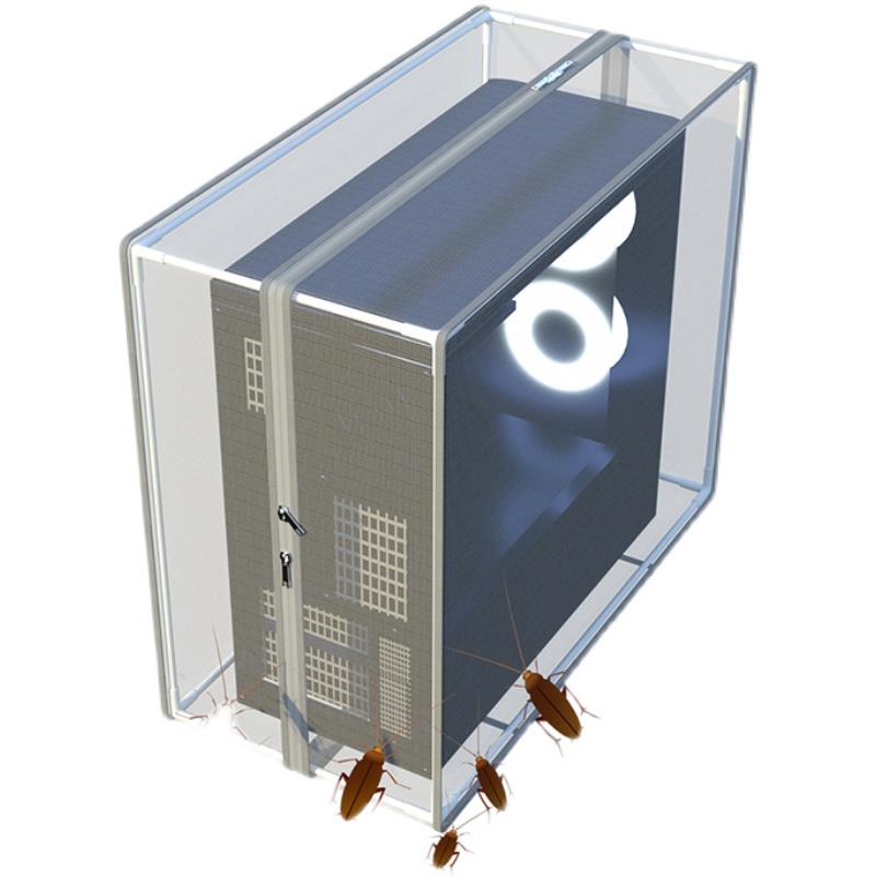 电脑主机保护套防蟑螂罩防尘散热机箱防蟑螂 隔离猫毛全包带拉链