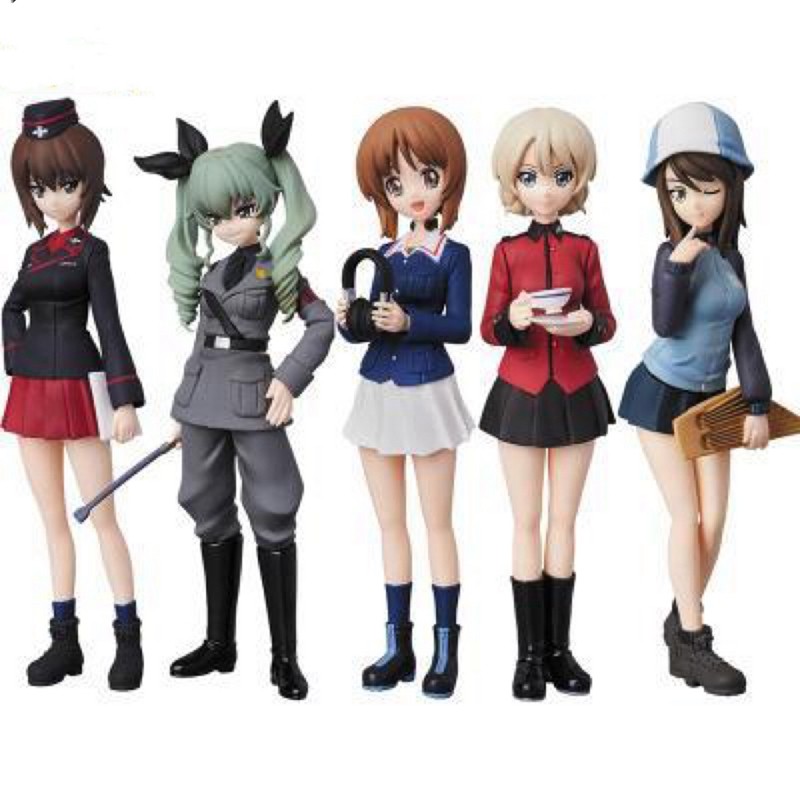 日版MEDICOM TOY手办1/16少女与战车UDF大吉岭安丘比米卡人偶摆件