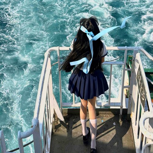 韩系超长蝴蝶结飘带发夹女JK学院风后脑勺顶夹芭蕾风头饰发饰发卡
