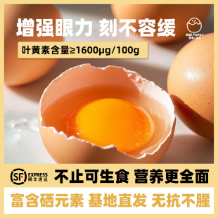 蛋蛋小盆友叶黄素可生食鲜鸡蛋30枚