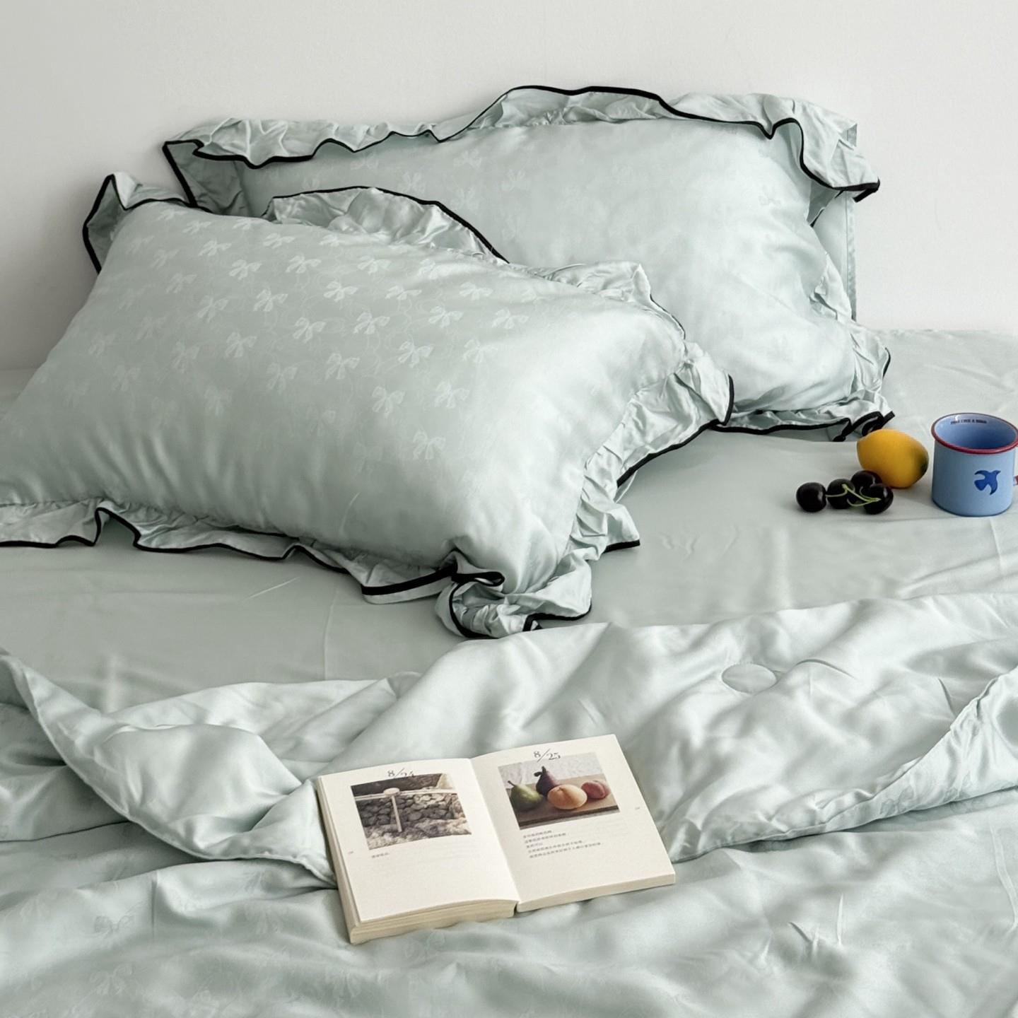 Layman外行 【半落诗】夏季60支兰精天丝夏凉被四件套空调薄被子