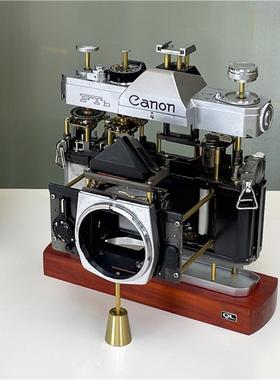 空间爆炸 真相机拆解老工匠手工拆机 样板间书房别墅书桌摆件饰品