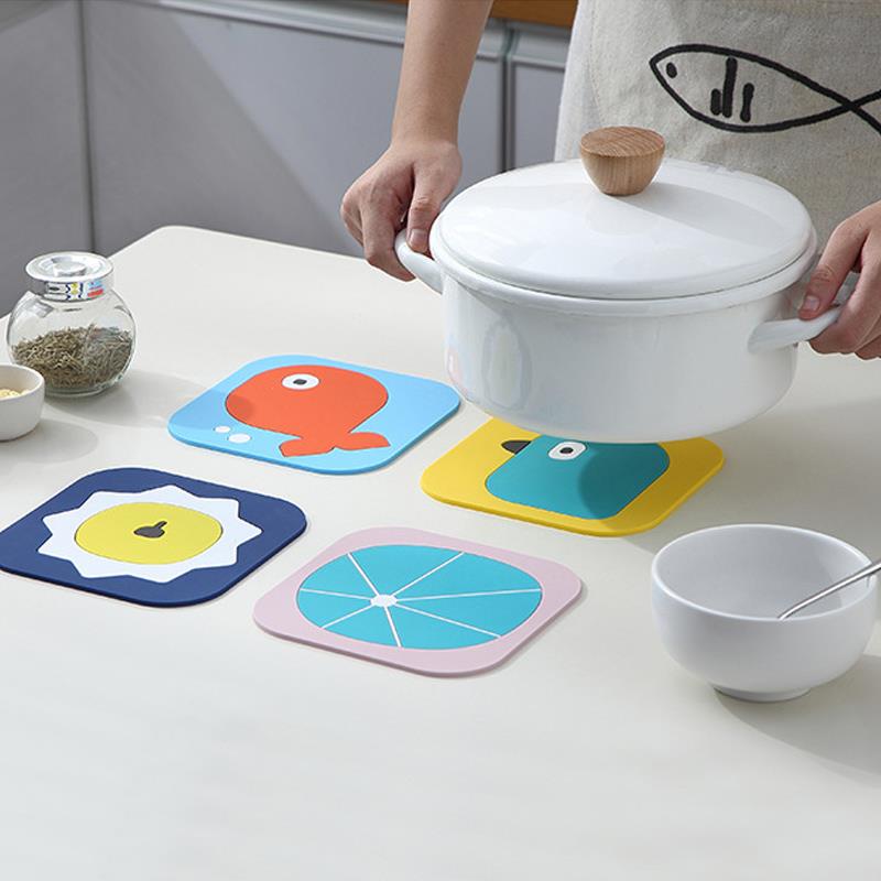 隔热垫防烫耐热家用碗垫防水硅胶餐桌桌垫子菜北欧锅垫盘餐垫杯垫