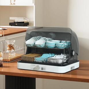 商用餐具消毒机筷子专用汤勺子调料小碗碟收纳盒带盖防尘虫多功能