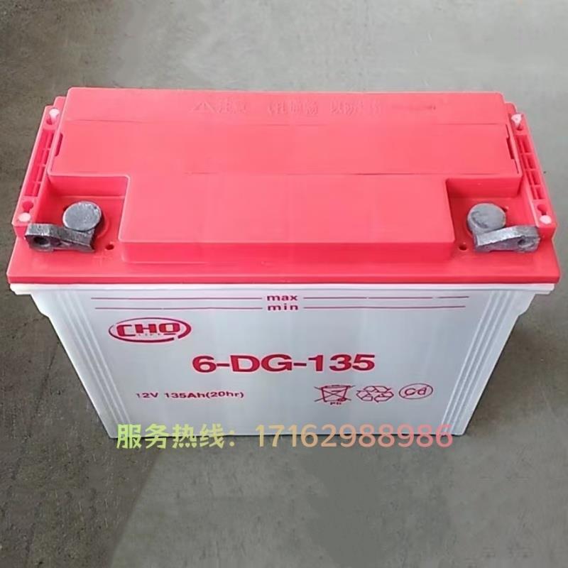 储力叉车电瓶6-DG-135 电动叉车 电动三轮动力铅酸水电池12V135AH