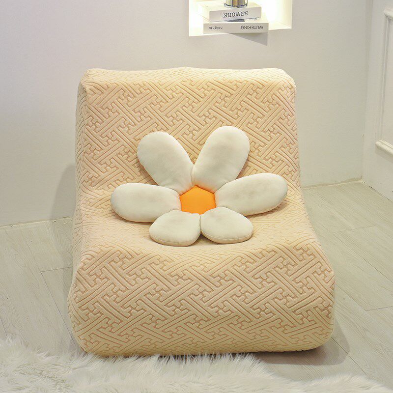 功能款毛毛虫沙发套懒人沙发休闲椅套单人纯色罩全包万能防尘罩